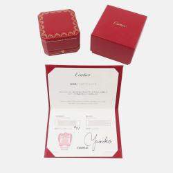 Cartier Crash De Cartier 18K White Gold Ring SM EU 51 
