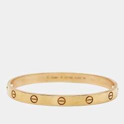 Cartier Love 18k Rose Gold Classic Model Bracelet 18