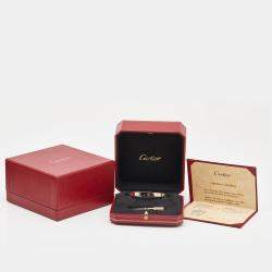 Pre Owned Cartier Love 18k Rose Gold Classic Model Bracelet 18