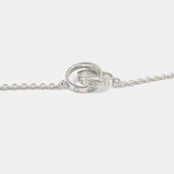 Pre Owned Cartier Love 18K White Gold Chain Bracelet