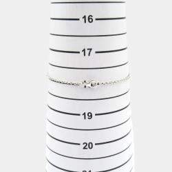 Pre Owned Cartier Love 18K White Gold Chain Bracelet