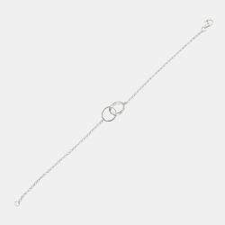 Pre Owned Cartier Love 18K White Gold Chain Bracelet