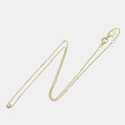 Pre Owned Cartier D'amour 18K Yellow Gold and Diamond Pendant Necklace