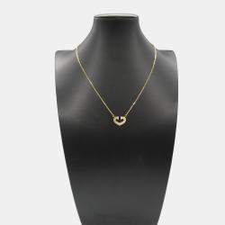 Pre Owned Cartier C De Cartier Heart 18K Yellow Gold Pendant Necklace