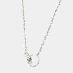 Pre Owned Cartier Love 18K White Gold Pendant Necklace
