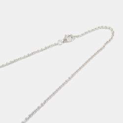 Pre Owned Cartier Love 18K White Gold Pendant Necklace