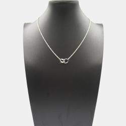 Pre Owned Cartier Love 18K White Gold Pendant Necklace