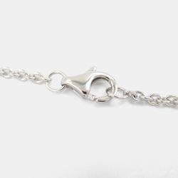 Pre Owned Cartier Love 18K White Gold Pendant Necklace