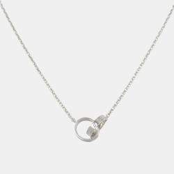Pre Owned Cartier Love 18K White Gold Pendant Necklace