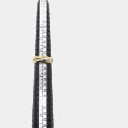 Pre Owned Cartier Trinity 18K Yellow, Rose, White Gold Band Ring EU 51