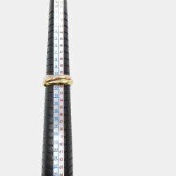 Pre Owned Cartier Trinity 18K Yellow, Rose, White Gold Band Ring EU 51