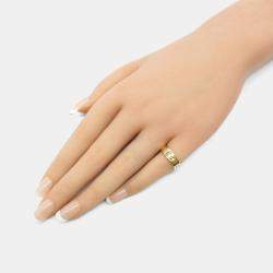 Pre Owned Cartier Love 18K Yellow Gold Band Ring EU 48