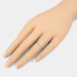 Pre Owned Cartier D'Amour Full Eternity Platinum Diamond Ring EU 49