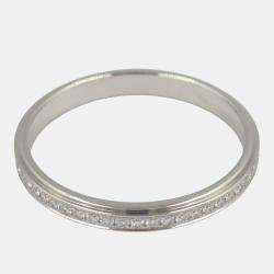 Pre Owned Cartier D'Amour Full Eternity Platinum Diamond Ring EU 49