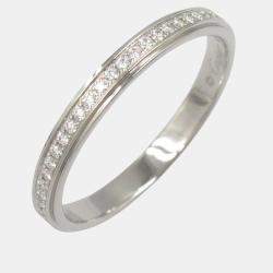 Pre Owned Cartier D'Amour Full Eternity Platinum Diamond Ring EU 49