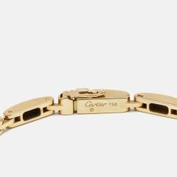 Pre Owned Cartier Panthere De Cartier Multi Gemstone 18k Yellow Gold Bracelet