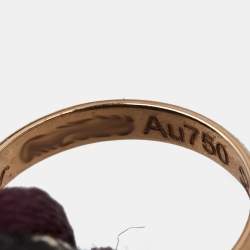 Pre Owned Cartier Trinity 18k Three Tone Gold Adjustable Cord Bracelet