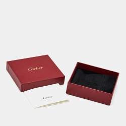 Pre Owned Cartier Trinity 18k Three Tone Gold Adjustable Cord Bracelet