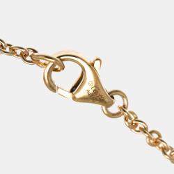 Pre Owned Cartier Love Interlocking 18K Yellow Gold Bracelet 