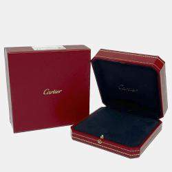 Pre Owned Cartier Trinity 18K Yellow, Rose, White Gold and Pink Sapphire Pendant Necklace