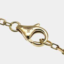 Pre Owned Cartier Trinity 18K Yellow, Rose, White Gold and Pink Sapphire Pendant Necklace