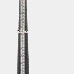 مملوكة مسبقًا خاتم كارتييه سيجنيتشر ألماس ذهب أبيض عيار 18 مقاس 51