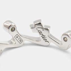 مملوكة مسبقًا خاتم كارتييه سيجنيتشر ألماس ذهب أبيض عيار 18 مقاس 51