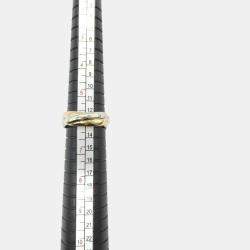 Pre Owned Cartier Trinity 18K Yellow, Rose, White Gold Ring EU 51