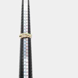 Pre Owned Cartier Trinity 18K Yellow, Rose, White Gold Ring EU 51