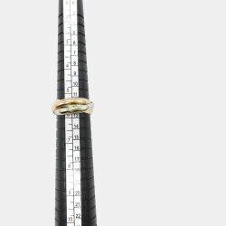 Pre Owned Cartier Trinity 18K Yellow, Rose, White Gold Ring EU 51