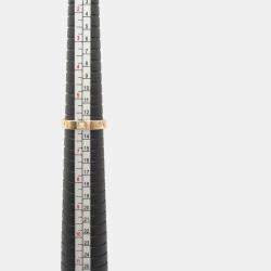 Pre Owned Cartier Love 18K Rose Gold and Diamond Band Ring EU 52