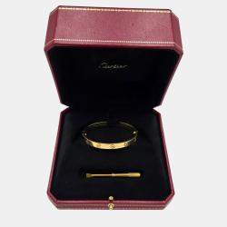Pre Owned Cartier Love 18K Yellow Gold Bracelet