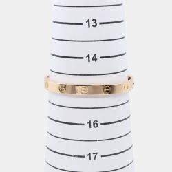 Pre Owned Cartier Love 18K Rose Gold Bangle Bracelet