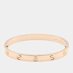Pre Owned Cartier Love 18K Rose Gold Bangle Bracelet