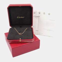 Pre Owned Cartier 18K Rose Gold Baby Love Necklace