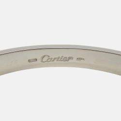 Pre Owned Cartier 18K White Gold Classic Love Bracelet