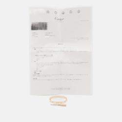 مملوكة مسبقًا Cartier 18K Rose Gold Classic Love Bracelet