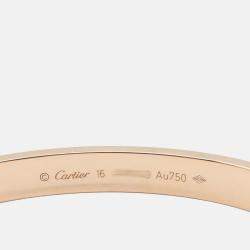مملوكة مسبقًا Cartier 18K Rose Gold Classic Love Bracelet