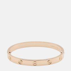 مملوكة مسبقًا Cartier 18K Rose Gold Classic Love Bracelet