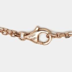 Pre Owned Cartier Love 2 Diamond 18k Rose Gold Bracelet