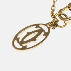 Pre Owned Cartier D'Amour 18K Rose Gold and Pink Sapphire Chain Bracelet