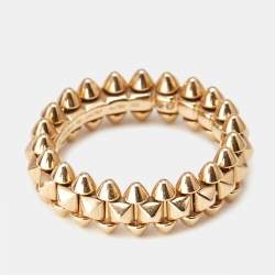 مملوكة مسبقًا Cartier Clash de Cartier 18k Rose Gold Small Model Ring Size 52