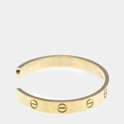 Pre Owned Cartier Love 18K Rose Gold Sapphire Bracelet