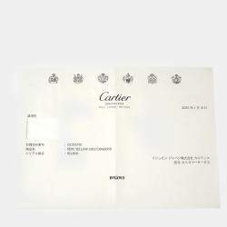 Pre Owned Cartier Juste Un Clou 18K Yellow Gold Diamond Ring EU 54