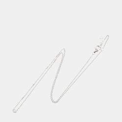 Pre Owned Cartier D'amour 18K White Gold Diamond Necklace