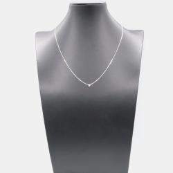 Pre Owned Cartier D'amour 18K White Gold Diamond Necklace