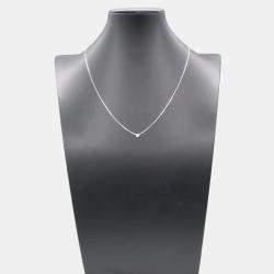 Pre Owned Cartier D'amour 18K White Gold Diamond Necklace
