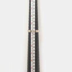 Pre Owned Cartier Love 18K White Gold Band Ring EU 52