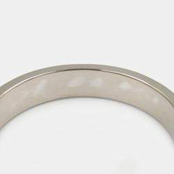 Pre Owned Cartier Love 18K White Gold Band Ring EU 52