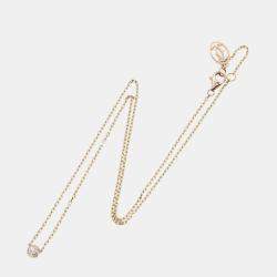 Pre Owned Cartier D'amour 18K Rose Gold Diamond Necklace